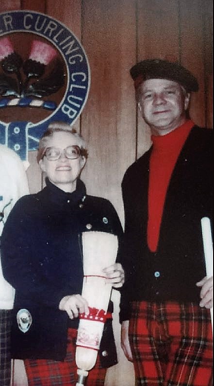 Curling with Mom and Dad 