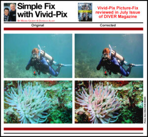 Vivid-Pix Picture-Fix reviewed in July Issue of DIVER Magazine – Repost