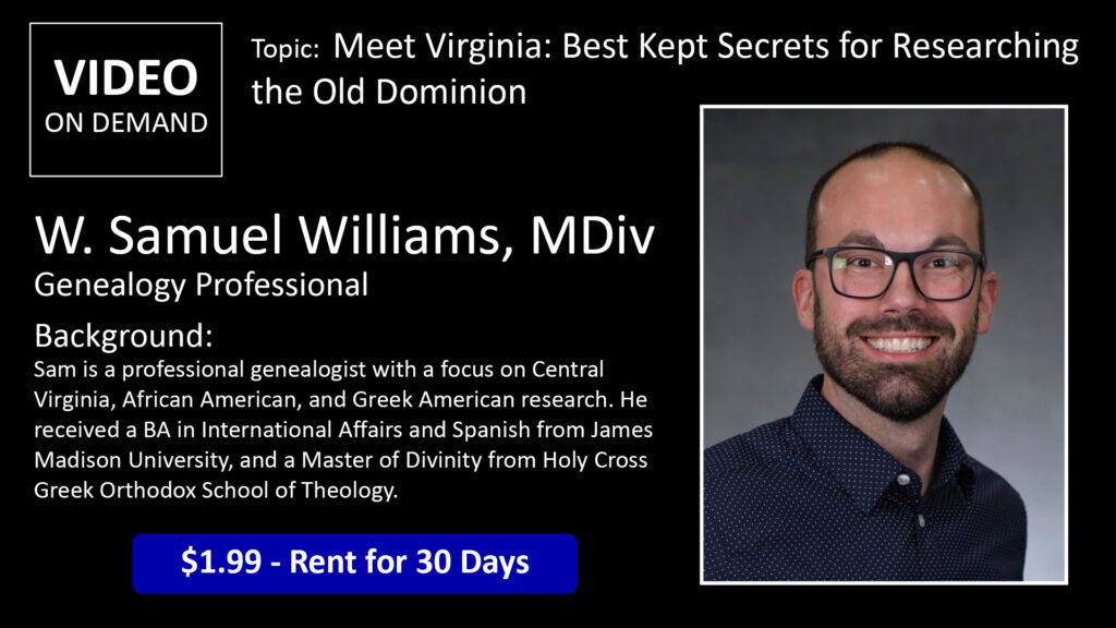 W. Samuel Williams, MDiv