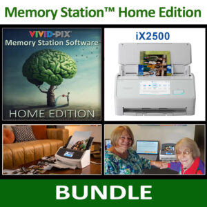 Memory Station Home Edition Fast Photo iX2500 Scanner Bundle